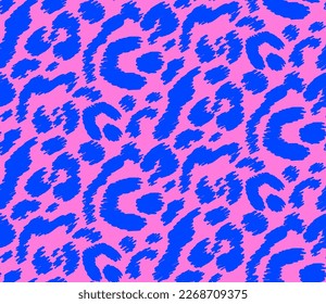 Resumen Dibujo A Mano Dos Colores Criticado Leopardo Chita Pantalón Piel Animal Formas Vectorial Sin Mareo Patrón Vector Aislado Fondo