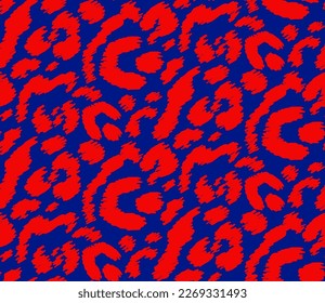 Resumen Dibujo A Mano Dos Colores Criticado Leopardo Chita Pantalón Piel Animal Formas Vectorial Sin Mareo Patrón Vector Aislado Fondo