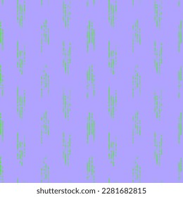 Abstract Hand Drawing Two Colors Scratched Old Grunge Stripes Lines Seamless Vector Pattern Isolated Background