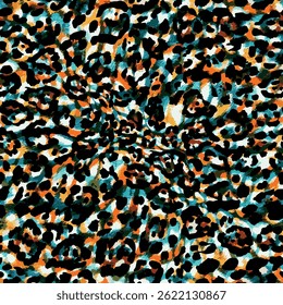 Abstract Hand Drawing Two Colors Victorian Baroque Flowers and Leaves Seamless Vector Pattern Isolated Background Seamless vector floral pattern in Hawaiian style with big flowers
