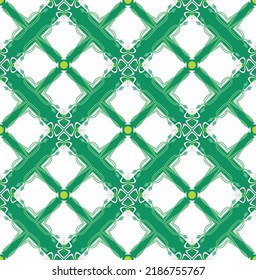 Abstract Hand Drawing Vintage Ethnic Traditional Geometric Mandala Squares Patchwork Lace Plaid Tartan Checkered Seamless Vector Pattern Isolated Background