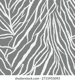 Mão abstrata desenhado 3 cores padrão de pele de zebra vetor, perfeitamente perfeito sem emenda em toda a impressão, pronto para imprimir o padrão, neın elegante moderno e cores silenciadas definir papel de parede, arte desenhada digital decorativa.