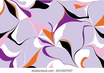 Resumen del patrón artístico dibujado a mano. Ilustración vectorial.
