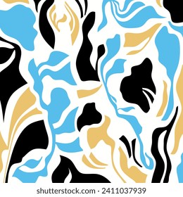 Abstract hand drawn artistic pattern. Vector Illustration.