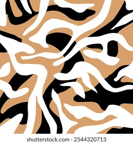 Abstract  hand drawn artistic pattern. Vector Illustration.