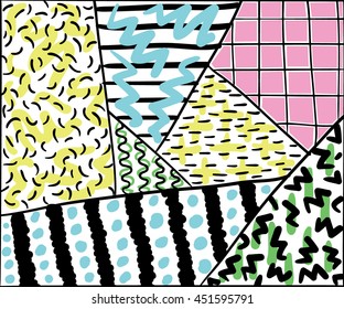 Abstract hand drawn background 3