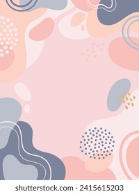 abstract hand drawn background for design.Template banner and cover for social media ad, template special promo new arrival sale.
