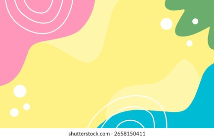 abstract hand drawn background for design.Template banner and cover for social media ad, template special promo new arrival sale. Vektor