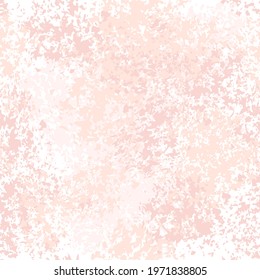 Abstract hand drawn background. Peach, pink, rose, nude brush strokes, spots, dots on a white background. Vector seamless pattern. 