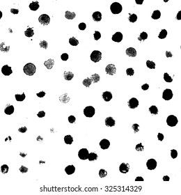 Abstract hand drawn background. Seamless pattern with watercolor elements in vector.