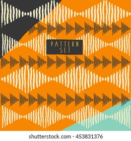 Abstract Hand Drawn Background : Vector Illustration