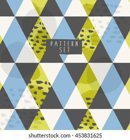 Abstract Hand Drawn Background : Vector Illustration