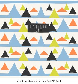 Abstract Hand Drawn Background : Vector Illustration