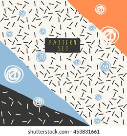 Abstract Hand Drawn Background : Vector Illustration
