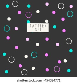 Abstract Hand Drawn Background : Vector Illustration