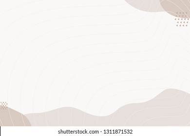 Abstract hand drawn brown background. Vector overlay geometric trendy design.