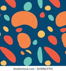 Abstract hand drawn brush pattern background. Vector illustration.