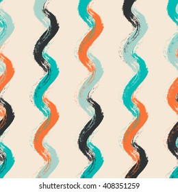 Abstract hand drawn brush  pattern texture .