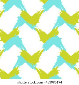 Abstract  Hand drawn brush seamless pattern in vector .