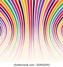 Abstract hand drawn brush stripes background vector illustration