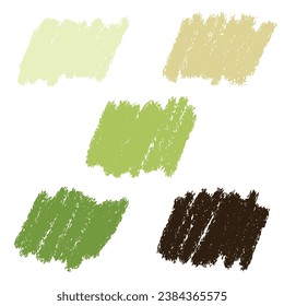Abstract hand drawn brush strokes, creative illustration, artistic color palette
