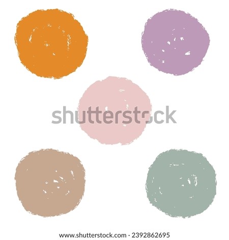 Abstract hand drawn brush strokes, creative illustration, artistic color palette