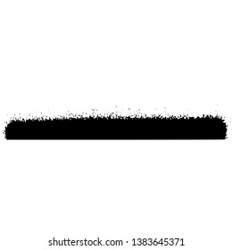 Abstract hand drawn brush. Vector illustration.