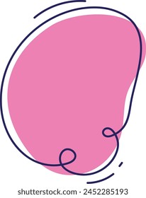 Abstract Hand Drawn Bubble Chat