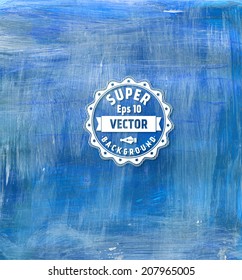 Abstract hand drawn color background, acrylic spot on wet paper. abstract hand painted background