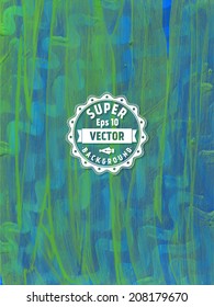 Abstract hand drawn color background, acrylic spot on wet paper. abstract hand painted background