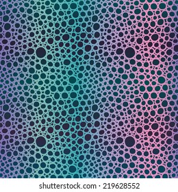 abstract hand drawn colorful circles seamless background pattern with pattern swatch