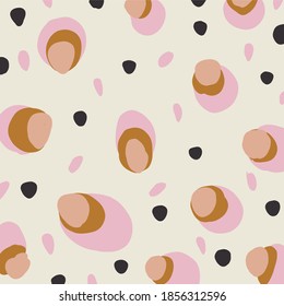 Abstract hand drawn colorful illustration. Different multicolored shapes on a white background. Surface doodle pattern.