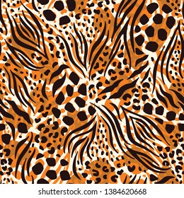 Texture Fabric Tiger Prints Zebra Background Stock Photo 312143786 ...