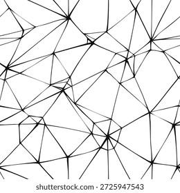 Abstract hand drawn cracked texture, vector seamless pattern clipart background