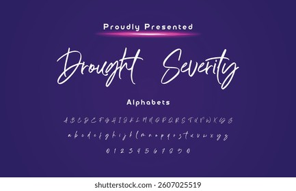 Abstract Hand drawn creative calligraphy vector logo  drawn calligraphic vector monoline font. Distress signature letters. Modern script calligraphy type. ABC typography Latin signature alp