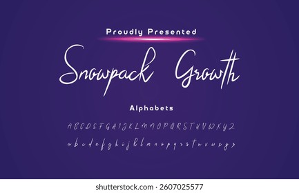 Abstract Hand drawn creative calligraphy vector logo  drawn calligraphic vector monoline font. Distress signature letters. Modern script calligraphy type. ABC typography Latin signature alp