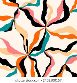 Abstract hand drawn decorative pattern. Vector Illustration.
