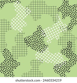Abstract hand drawn decorative pattern. Vector Illustration.