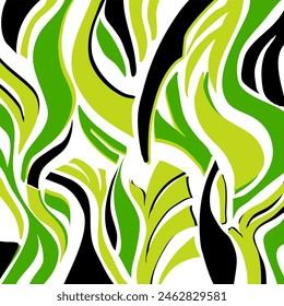 Abstract hand drawn decorative pattern. Vector Illustration.