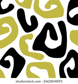 Abstract hand drawn decorative pattern. Vector Illustration.