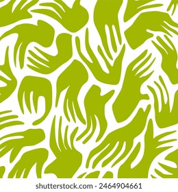 Abstract hand drawn decorative pattern. Vector Illustration.