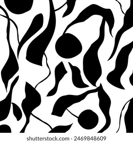 Abstract hand drawn decorative pattern. Vector Illustration.