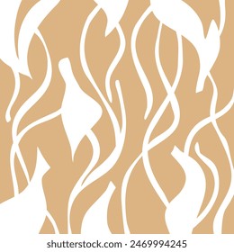 Abstract hand drawn decorative pattern. Vector Illustration.