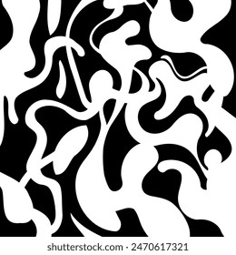 Abstract hand drawn decorative pattern. Vector Illustration.