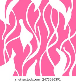 Abstract hand drawn decorative pattern. Vector Illustration.