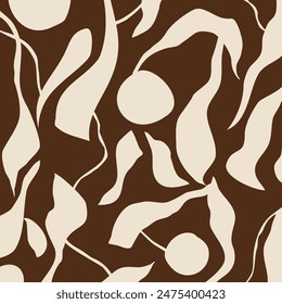 Abstract hand drawn decorative pattern. Vector Illustration.