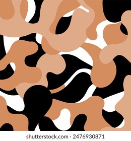 Abstract hand drawn decorative pattern. Vector Illustration.