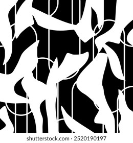 Abstract hand drawn decorative pattern. Vector Illustration.