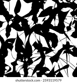 Abstract hand drawn decorative pattern. Vector Illustration.
