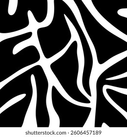 Abstract hand drawn decorative pattern on white.